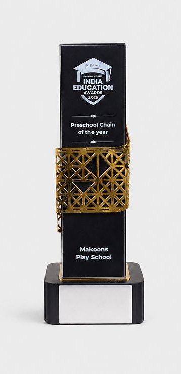 India Education Awards trophy - Makoons Play School